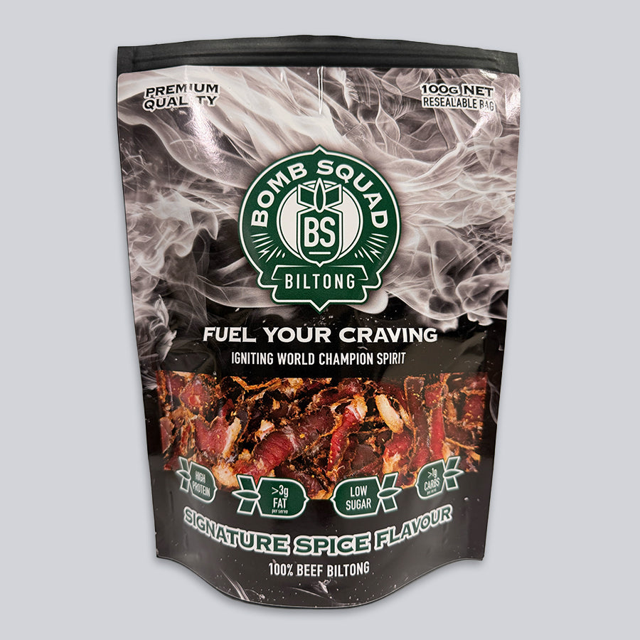 Biltong - Signature Spice Flavour - 100grams - Single Pack