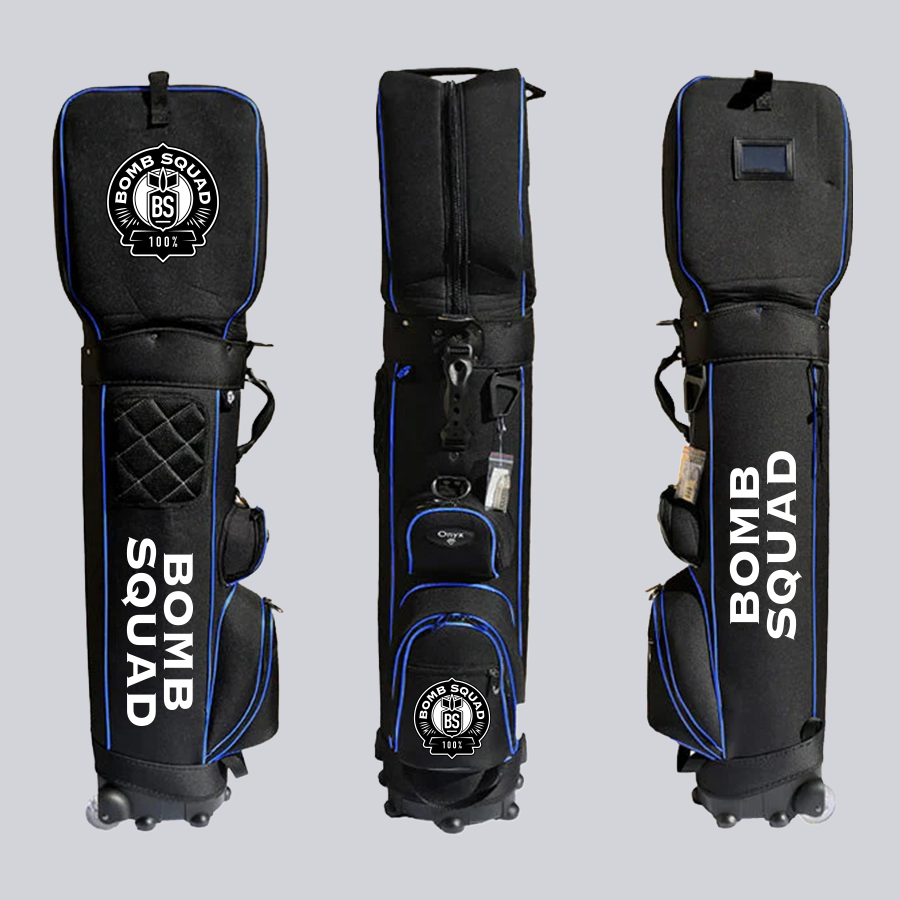 Travel Golf Bag (Black/Blue)