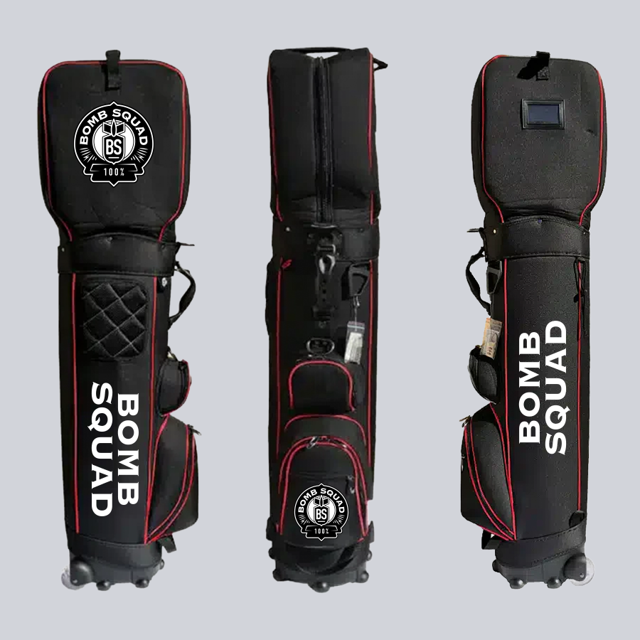 Travel Golf Bag (Black/Red)