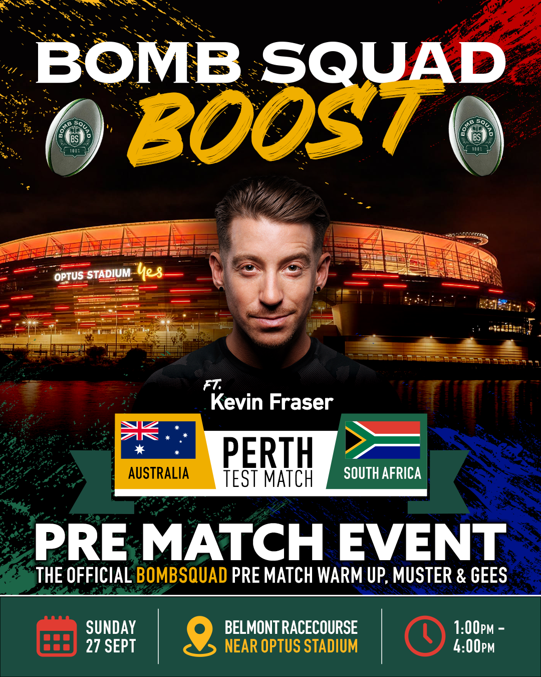 BombSquad Boost Pre-Match Event - Perth, Australia